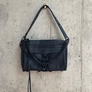 MOVING SALE: Rebecca Minkoff Mini MAC All Black Real Leather crossbody and tote